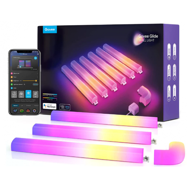 Govee Glide H6062 智慧型壁燈套裝 (6+1)